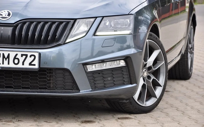 Skoda Octavia cena 69900 przebieg: 205000, rok produkcji 2018 z Poręba małe 781